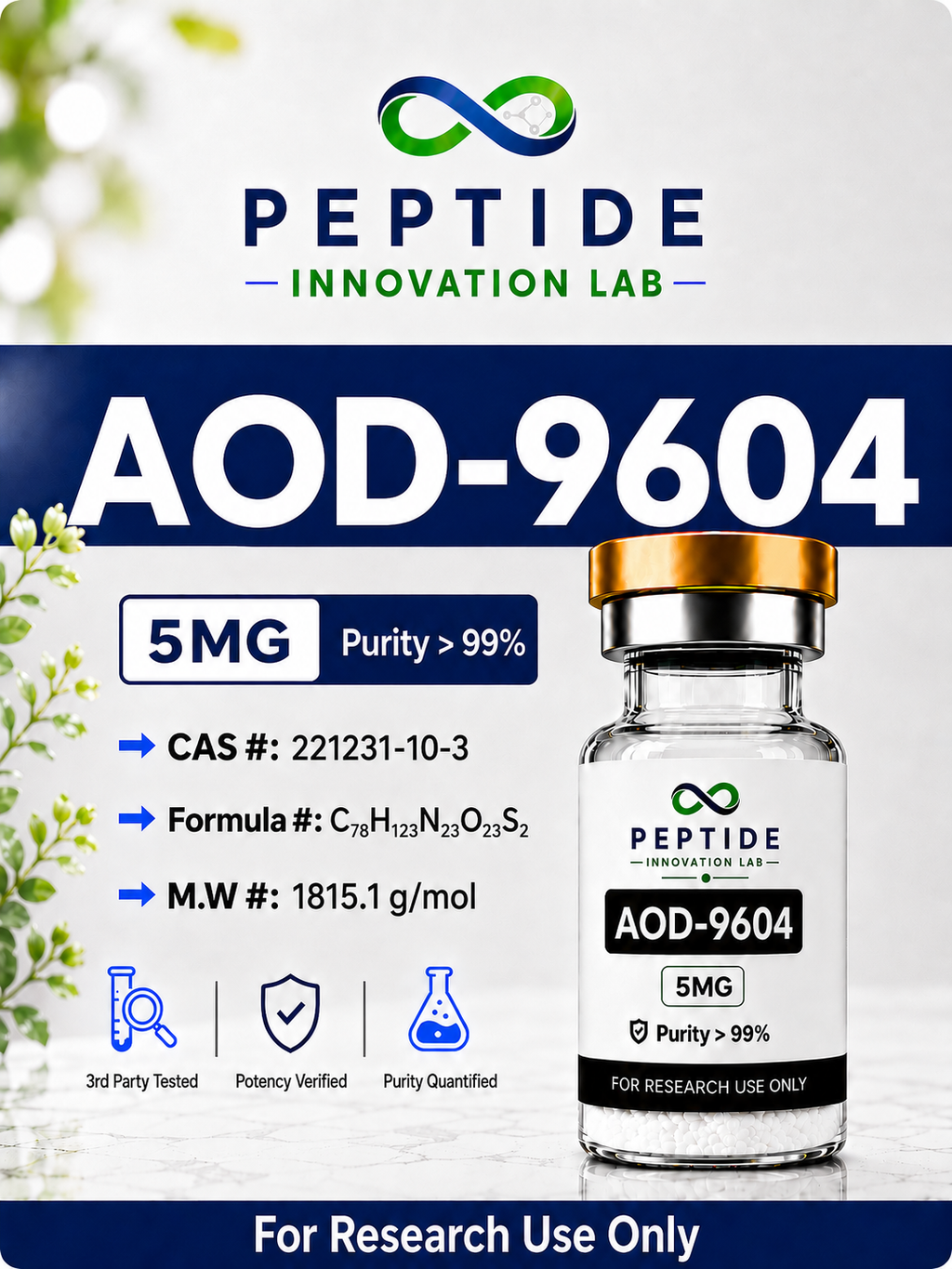 AOD-9604 Peptide | RUO